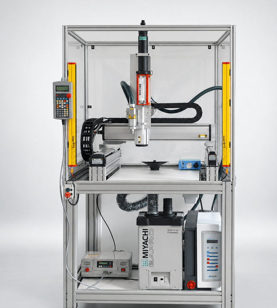 Machine de traitement plasma et collage structural de pièces pour poids lourds