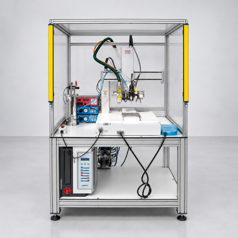 Cellule robotisée multi-opérations pour la fabrication d’un gyrolaser