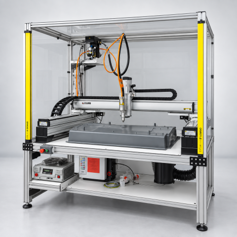 Robot cartésien pour dosage industriel de précision